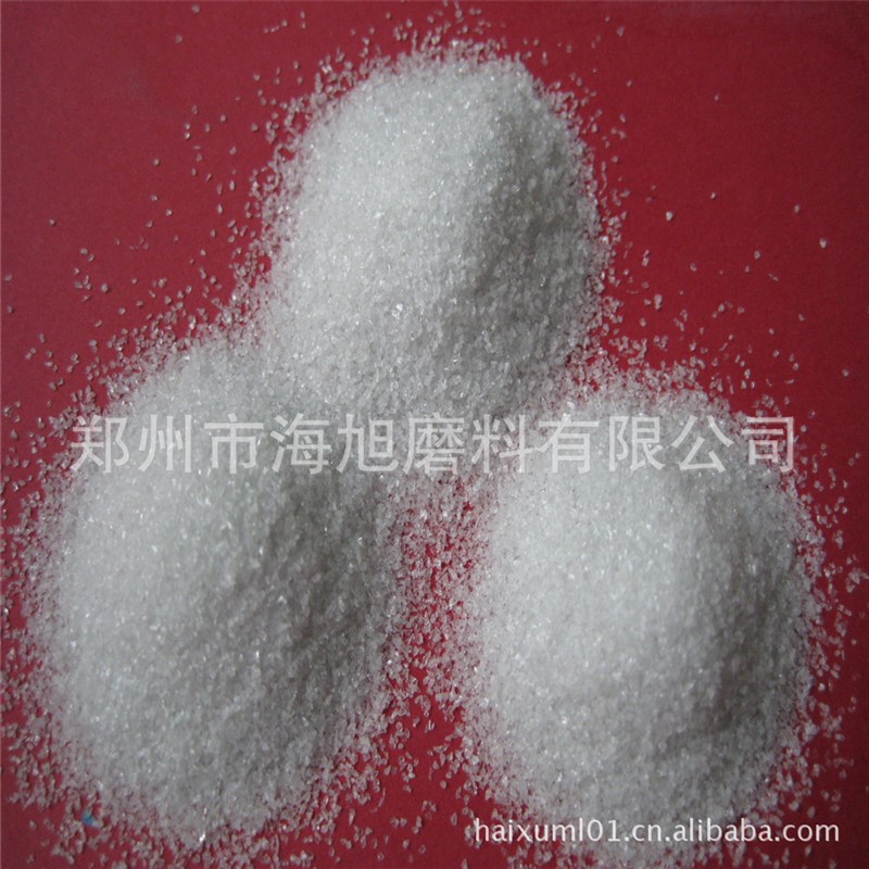 铝制品喷砂用60号白刚玉 喷砂除锈白刚玉 去毛刺白刚玉F60#