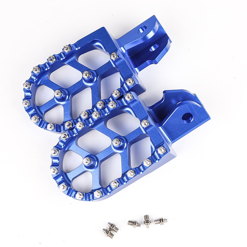 适用Surron轻蜂脚踏改装摩托车前脚踏 铝合金脚踏板 脚蹬改装配件