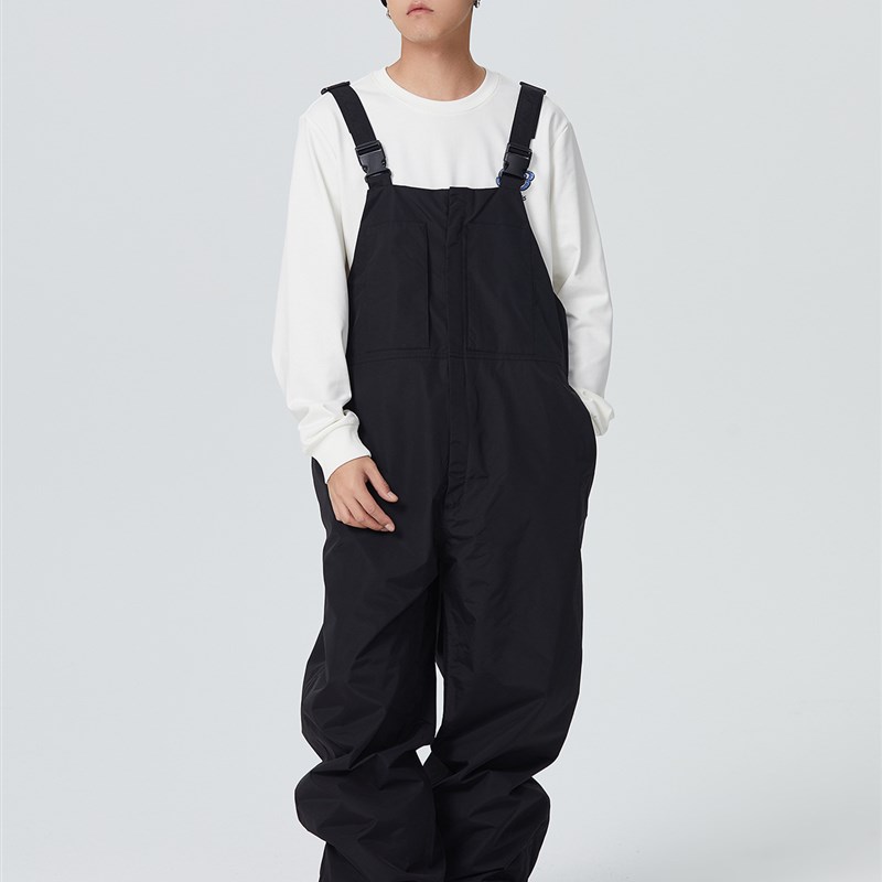 SEARIPE雪怡派3L全压胶滑雪背带裤女男款单板防水防寒防风户外