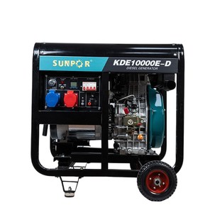 厂家销售 柴油发电机组 开架式10KW/1100动力 三相 等功率便携式