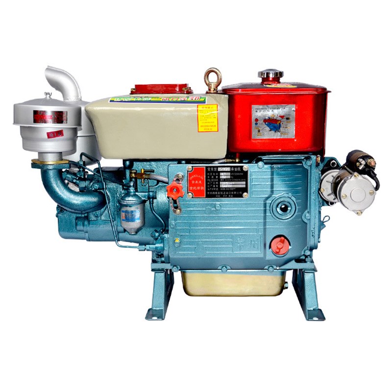 中国常州柴油机ZS195小型单缸水冷手摇电启动12匹马力农业用机械