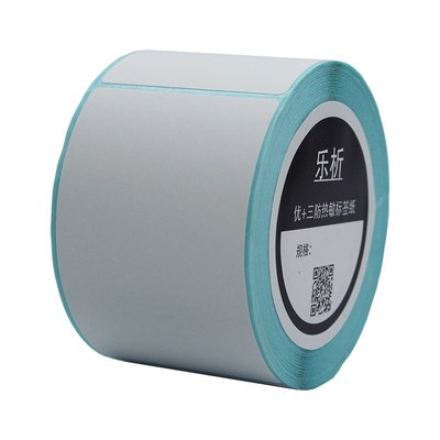乐析6060三防热敏纸不干胶标签纸60*60mm800张条码标签打印纸