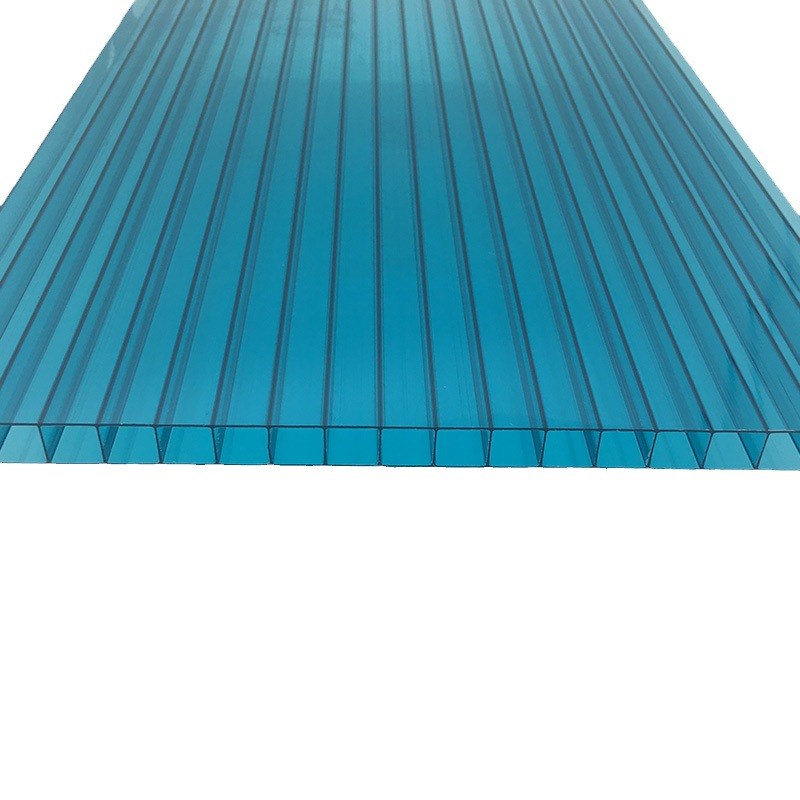 PC阳光板透明耐力板中空采光板隔热遮阳雨棚车棚中空蜂窝阳光板