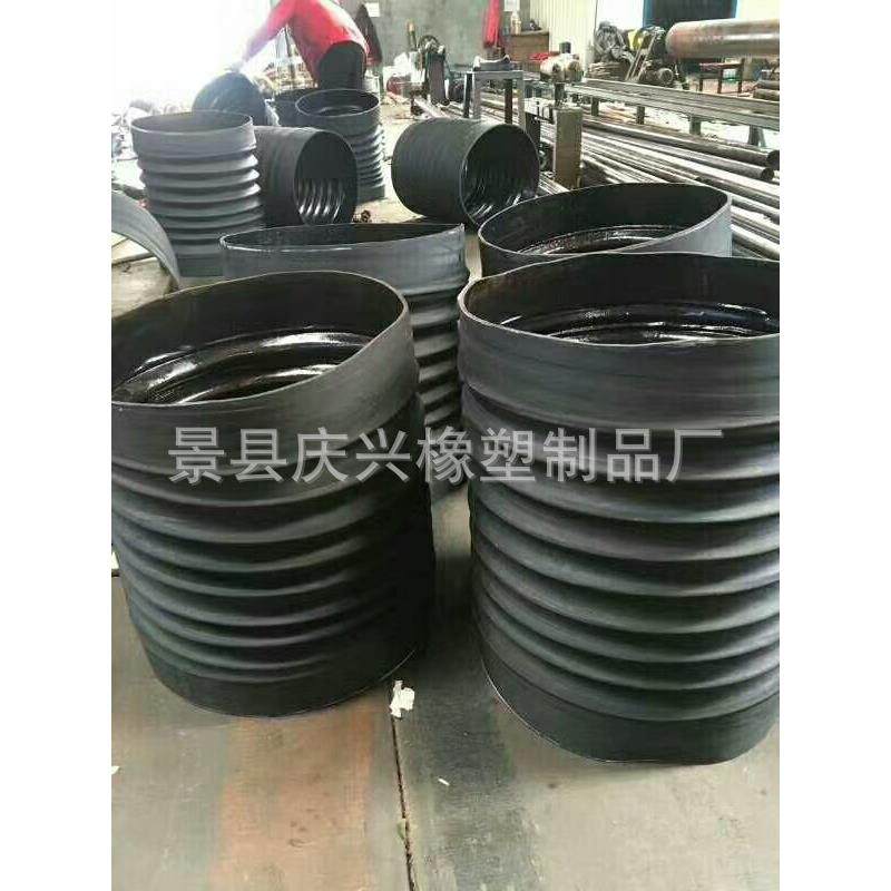 供应可弯曲大口径橡胶夹布伸缩风管 管道连接软管 橡胶波纹伸缩管