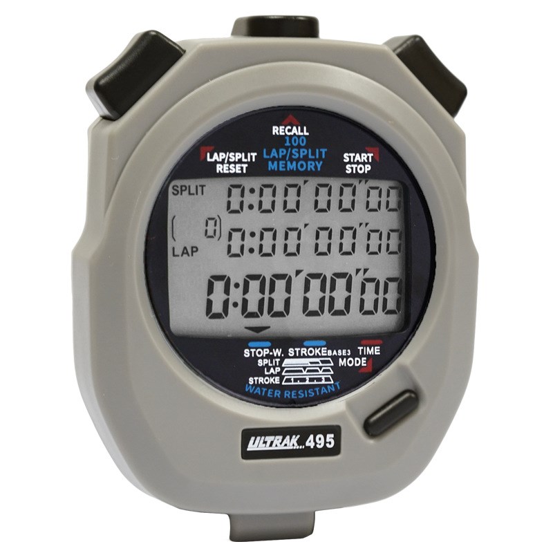 电子秒表DT496定尔志ULTRAK奥赛克500道3排显示计时器田径训练