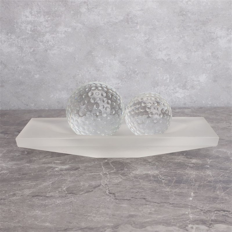 欧式简约球形水晶样板房售楼部书房客厅餐厅家居卧室软装饰品摆件