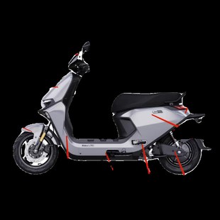 车M系列外壳烤漆件黑色内壳PP塑料件M80Cm85m95c原厂配件