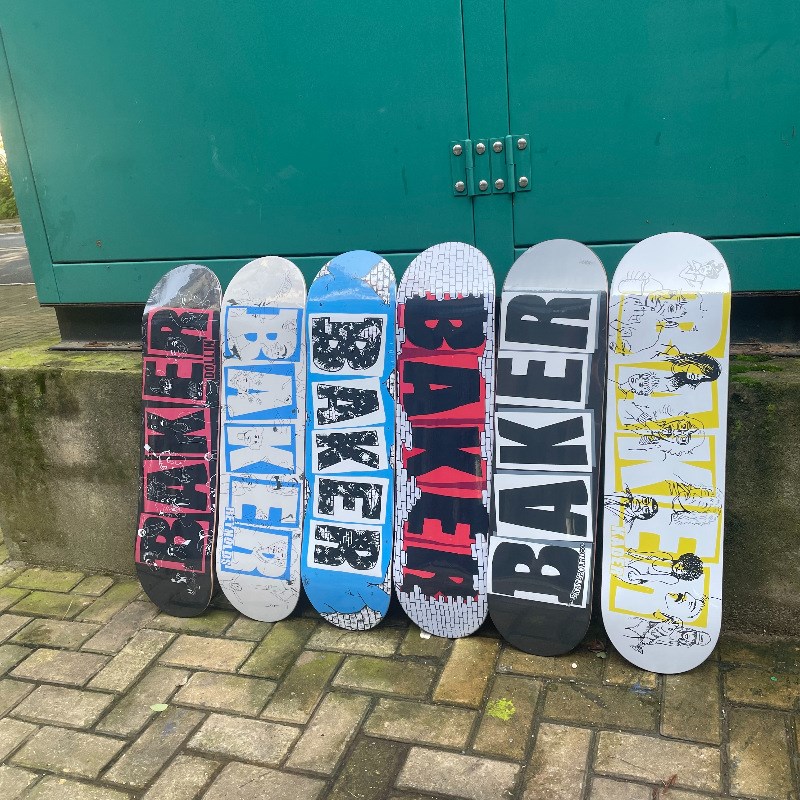 Baker 滑板板面甲板双翘四轮滑板配件7层加拿大冷压枫木8.0/8.25