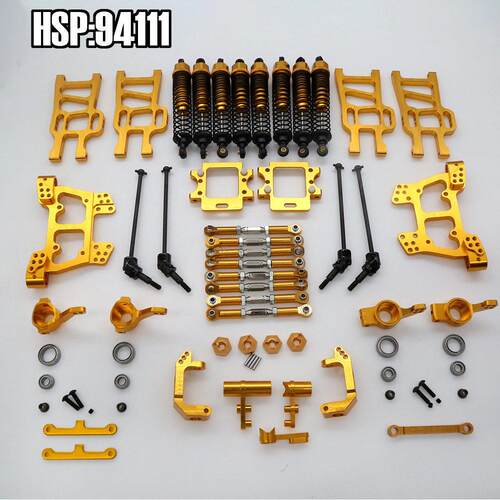 HSP 无限1:10 大脚车 HSP 94108 94111 全车铝合金 升级件