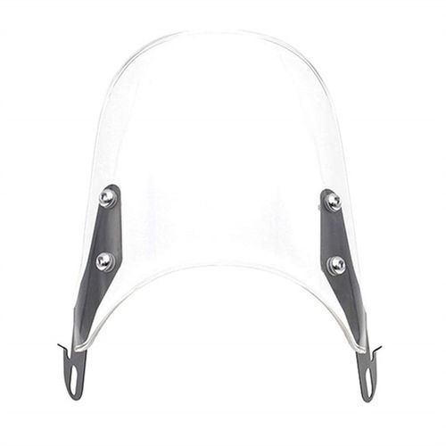 摩托车复古改装配件前挡风玻璃5-7寸通用CG125GN125天俊游侠棍王