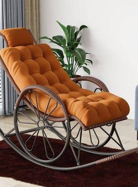 摇椅成人藤编午睡躺椅家用厅阳台逍懒人椅老DD102074客人休闲遥摇