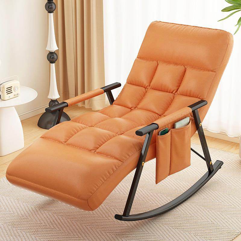 摇摇椅折叠躺椅午可休懒F97T68S8人发阳台用家用休闲靠沙椅躺坐两