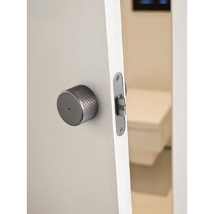 「罗口溢出」卧球形静音门锁中古室把手旋门钮Z19无钥匙两面锁