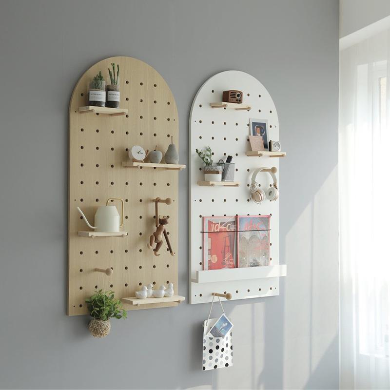 3BD100911OBR扇形洞收洞板定做拱形商间样用免打孔板装饰壁挂衣帽