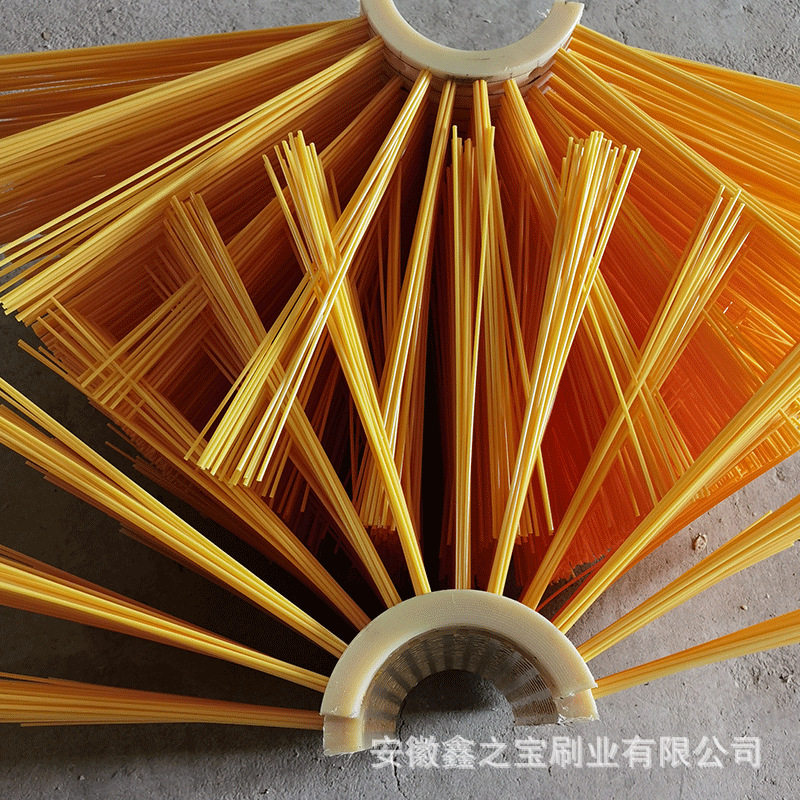 生产多种规格钢板预处理线滚刷 打磨抛光模板刷辊 抛丸机尼龙毛刷