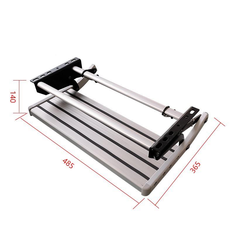 LQS房车踏步迎宾手动车踏板伸缩上脚床踏旅挂车台阶车单居层改装