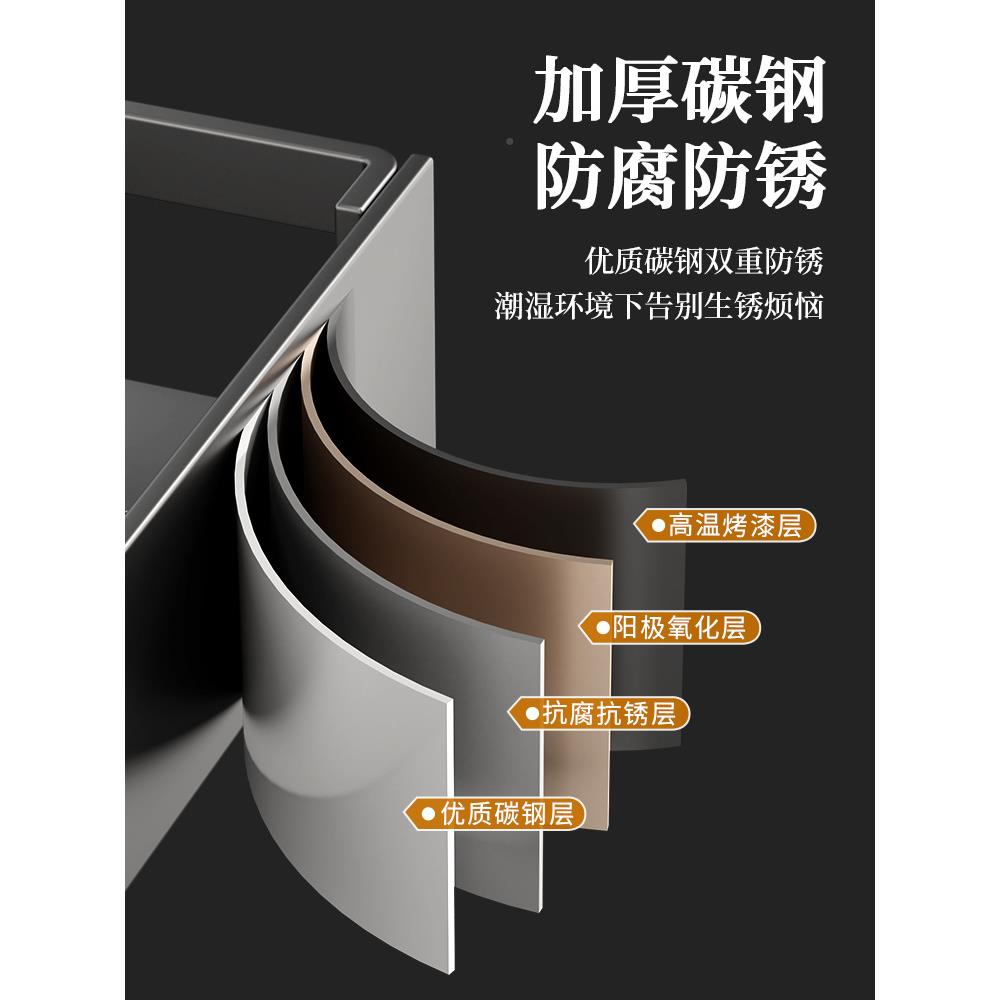 卫间置物架浴室毛巾架一壁体免打孔挂式厕LTI所洗手洗漱生收纳架