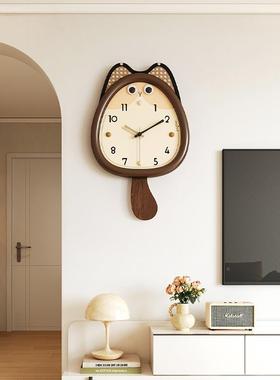 ?免钟表家孔挂钟客厅2025新款55857打网红创意时钟用现代简约时尚