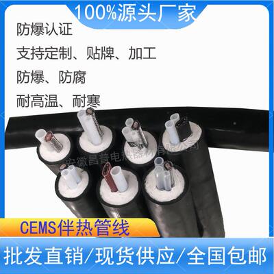 昌普脱硝反吹管温C管EMS在m线监测恒功率伴热LIP管缆8m高取样PTFE