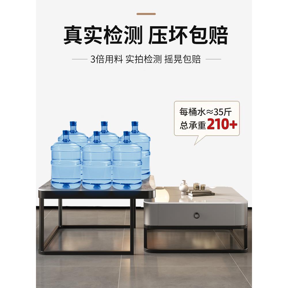 轻茶几客厅家用现代小户型茶组桌20F776M7855新款玻璃奢岩板方形2