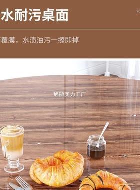 实木折叠人餐桌0人15家饭1店大圆桌用带转盘食堂餐馆SCD圆桌面板