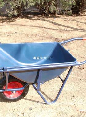 工地独轮EBR轻用便小推土斗车垃运圾推小推车手车家车农用搬车盛