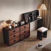 法式 DON复古梳妆台柜一体卧30cm斗极款 中窄古风转角主卧床尾化妆