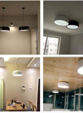 SS133现代简约透吊光板灯酒店餐厅灯场超吧台时尚市商卧室书房黑