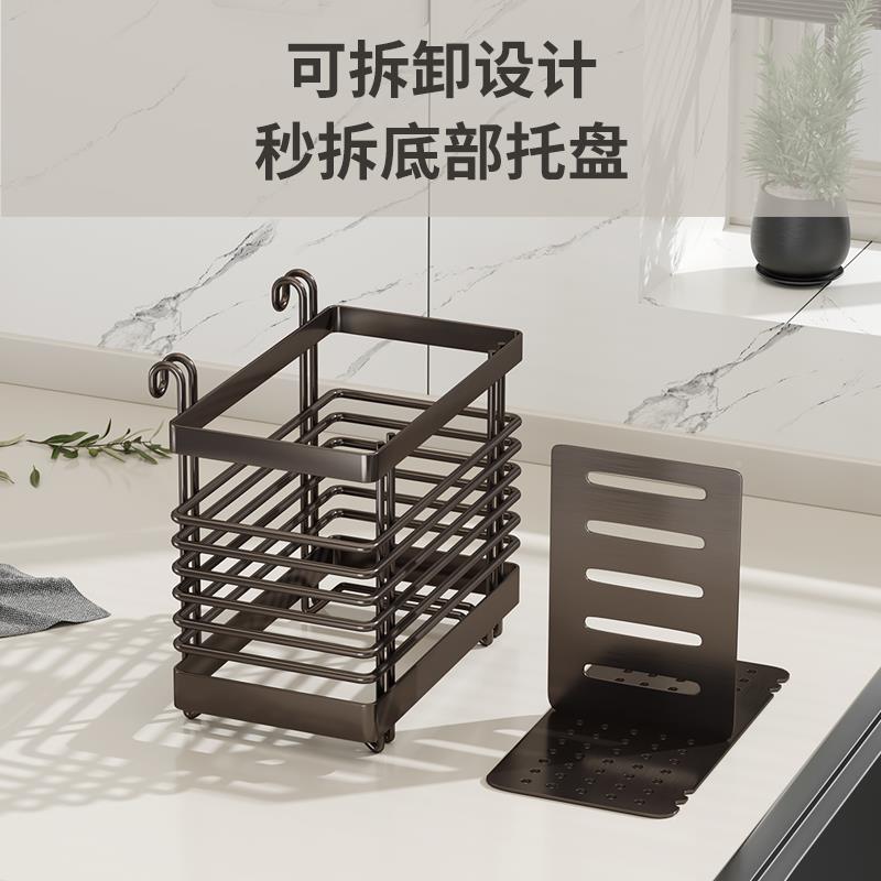 不钢筷20221012锈子收纳盒厨房筷子笼壁式筷子筒水筷笼家用筷挂篓
