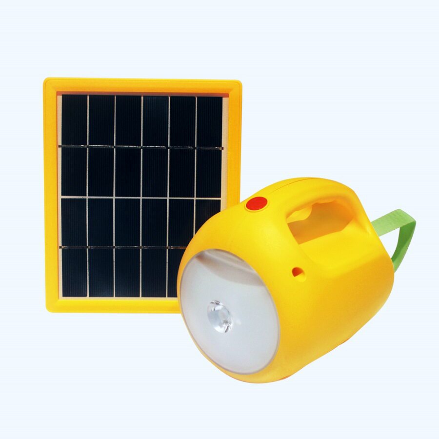 (厂家直销)具有移动充电功能的便携式太阳能灯