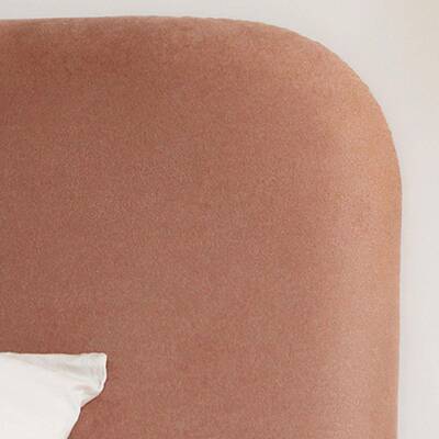 意民式轻奢极简科技绒布TAY艺床小户型卧室极人简双新款床宿儿童