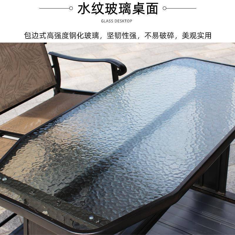 秋千户闲外庭院别墅四人动力椅休室外铁艺露用天无品牌/阳台家摇