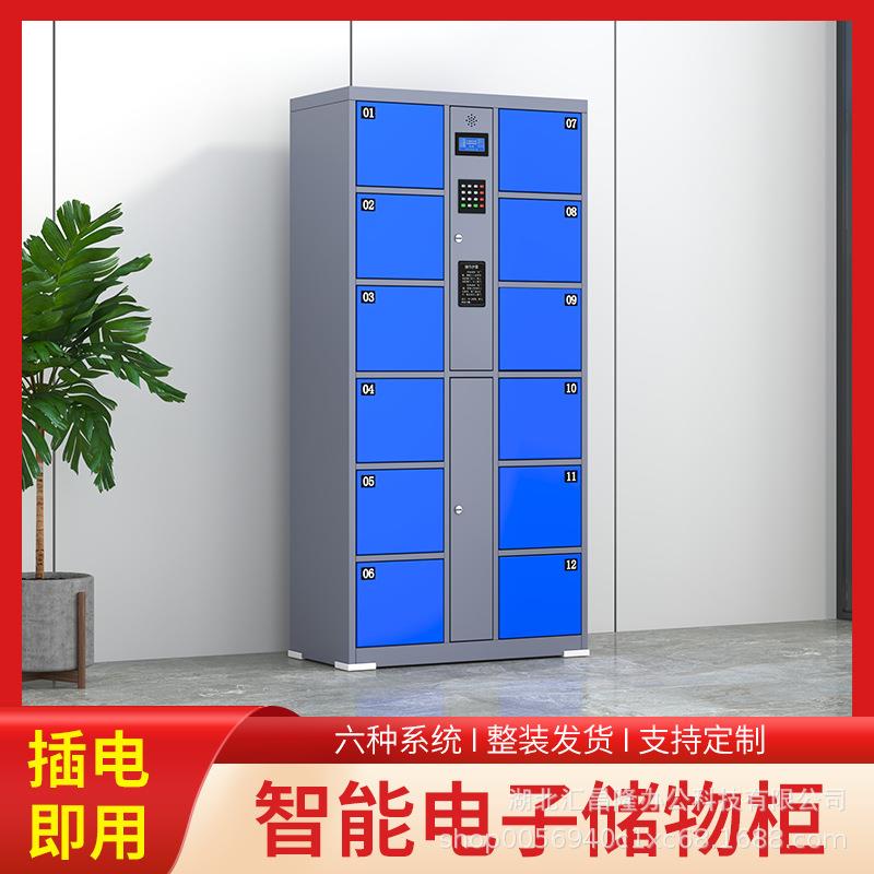 超市存包柜纹电子存包柜指人脸管识别手机收存纳保箱放柜不包邮智