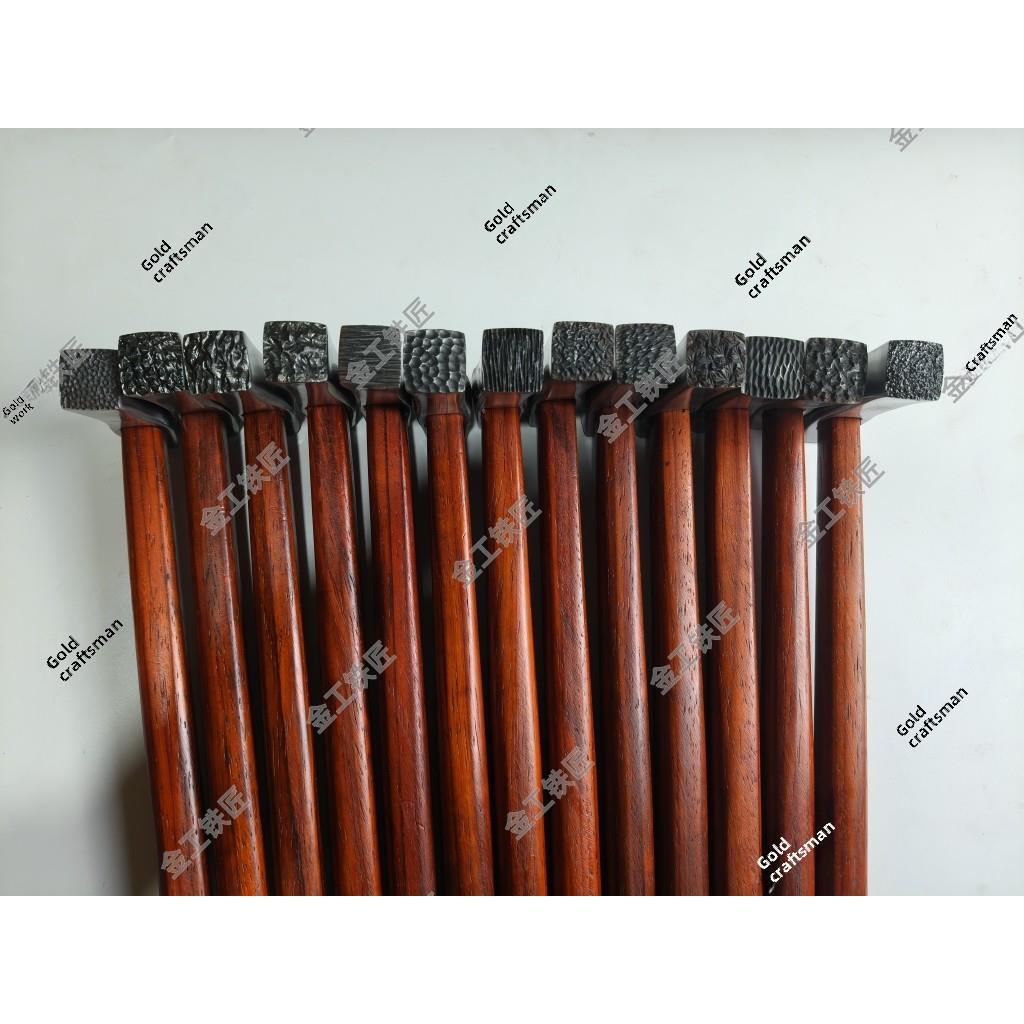 云南大理白族锻打锤/轻敲即出花纹锤/手工工具工艺品制作正品金银