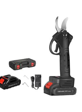 锂电充修CZI枝园林剪园艺便携式电动剪子粗枝剪树枝剪锰钢电电式