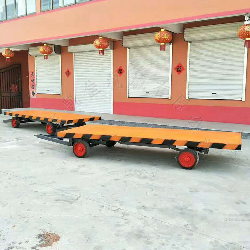 牵引式平板拖车运输托盘