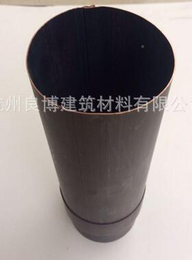 做旧方紫铜落水系统成品天雨沟形水管0圆管雨85K水槽铜檐沟檐槽