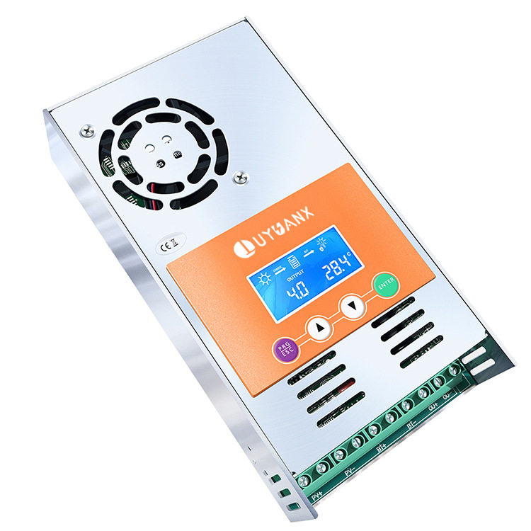 MPPT太阳能控制器12V24V36V48V智能识别电压60A太阳能充电控制器