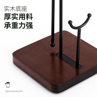 立式巾卷卷纸架餐桌厨房鲜膜吸油纸收纸纳保架纸巾352座厨房餐桌