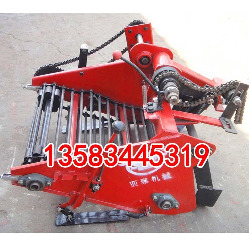 小型土VAT豆地红瓜收获机8-1力2马手扶拉机拖带单行马铃薯薯挖掘