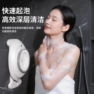 壁挂式动自动智电挂壁大型能洗澡机可移动洗澡沐浴刷搓功背多能搓