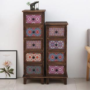 夹小斗柜冰PGF房箱30cm厨缝客厅浴室窄柜卫生间抽屉式 彩色收纳柜