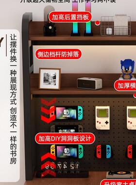 实木转长墙书桌架一书体家用靠OSC拐角办公桌书房L型双人角电脑桌