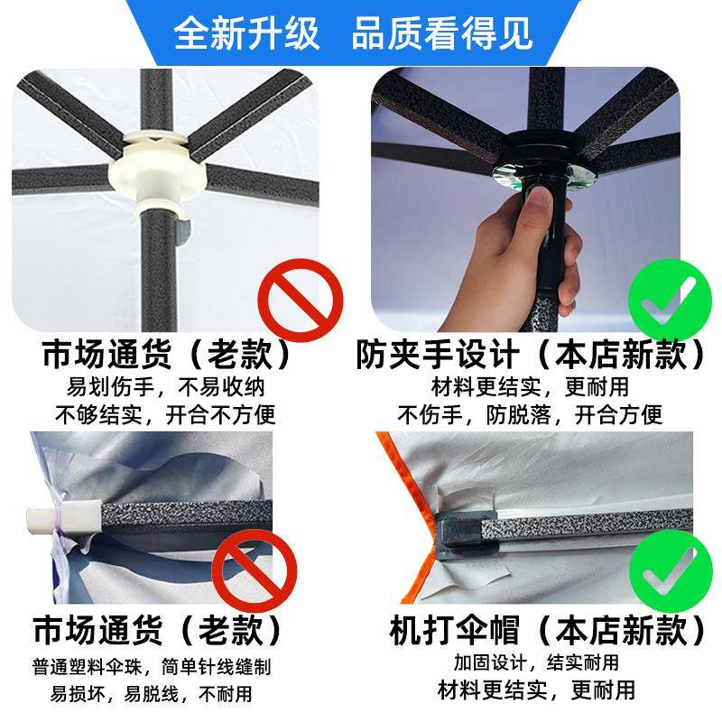 大伞遮阳伞太广制阳伞大型外摆摊雨伞户庭F9888STM院伞商用耐用告