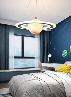 星球灯儿房灯吊童具灯创意43838地球男孩女孩房间卧室广东中山太