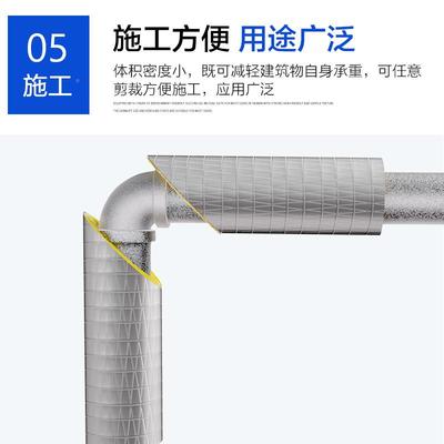 开璃口自粘铝箔玻璃管壳XYZ蒸管汽管道棉隔热玻棉耐高温岩棉防火