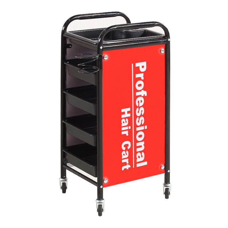 复古美发车发廊工理具小推车发店染发师1wh59699加固大号带烫轮手