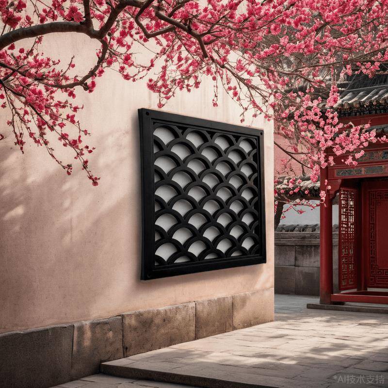 窗花砖HYtxkxll雕中式庭院格窗围古墙片仿花古院墙瓦镂空墙面装饰