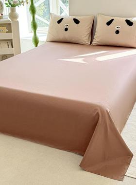 件床秋冬新款全毛巾绣卡通四套纯棉床单SOB被套四季通用上四棉件