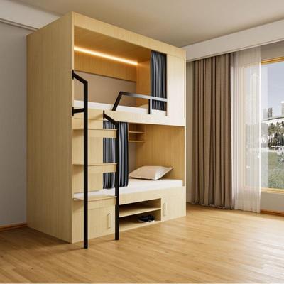 双身层床太舱空员工宿舍VFO衣高低床单青年柜公寓床上下铺铁床全